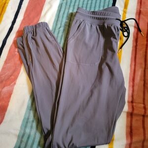 ZYIA Dark Gray Peak Zipper Jogger (Long)